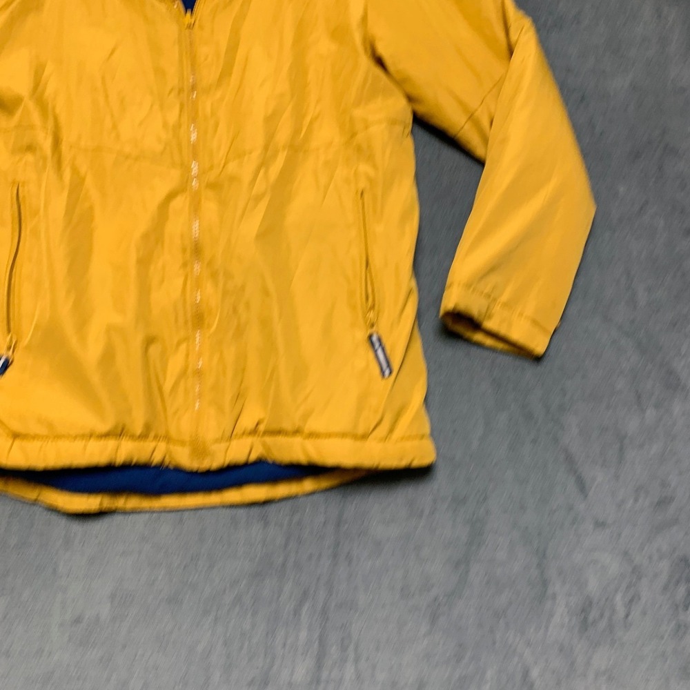 All in Motion Reversible Jacket Boy XL Yellow Water Resistant Mock Neck Full Zip - Picture 5 of 15